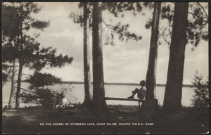 On the shores of Sturgeon Lake, Camp Miller, Duluth Y.M.C.A. Camp