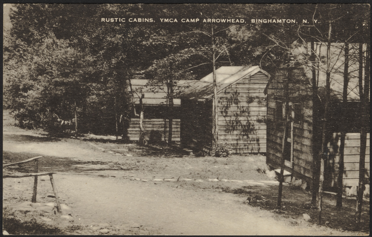 Rustic cabins, YMCA Camp Arrowhead, Binghamton, N.Y.