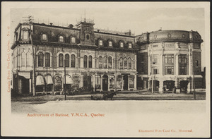 Auditorium et Batisse, Y.M.C.A., Quebec