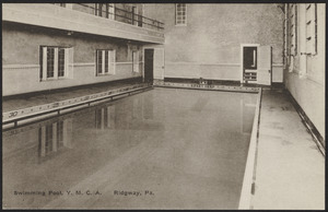 Swimming pool, Y.M.C.A. Ridgway, Pa.