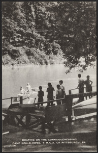 Boating on the Connoquenessing, Camp Kon-O-Kwee, Y.M.C.A. of Pittsburgh, Pa.