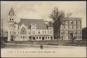 YMCA and 1st Baptist Church, Beaumont, Tex.