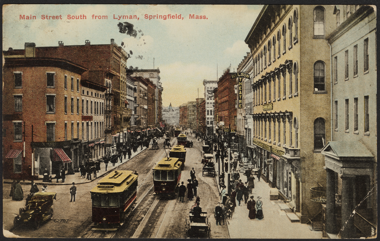 Main Street South from Lyman, Springfield, Mass. Digital Commonwealth