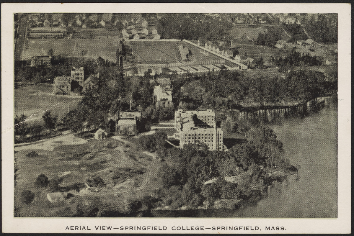 Aerial view - Springfield College - Springfield, Mass.