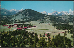 Panoramic view Estes Park Conference Association Camp, Colorado