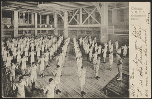 Chicago Y.M.C.A. gymnasium class