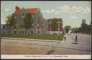 Public library and Y.M.C.A., Muscatine, Iowa