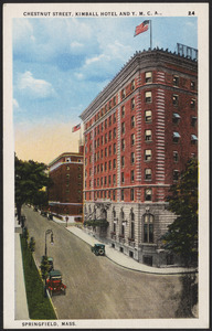 Chestnut Street, Kimball Hotel and Y.M.C.A., Springfield, Mass.