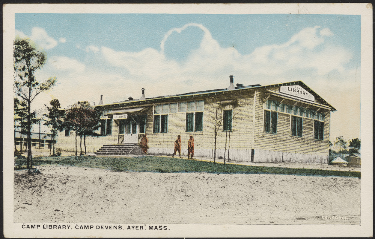 Camp library, Camp Devens, Ayer, Mass.