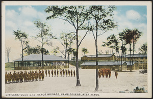 Officers' quarters, Depot Brigade, Camp Devens, Ayer, Mass.