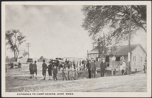 Entrance to Camp Devens, Ayer, Mass.