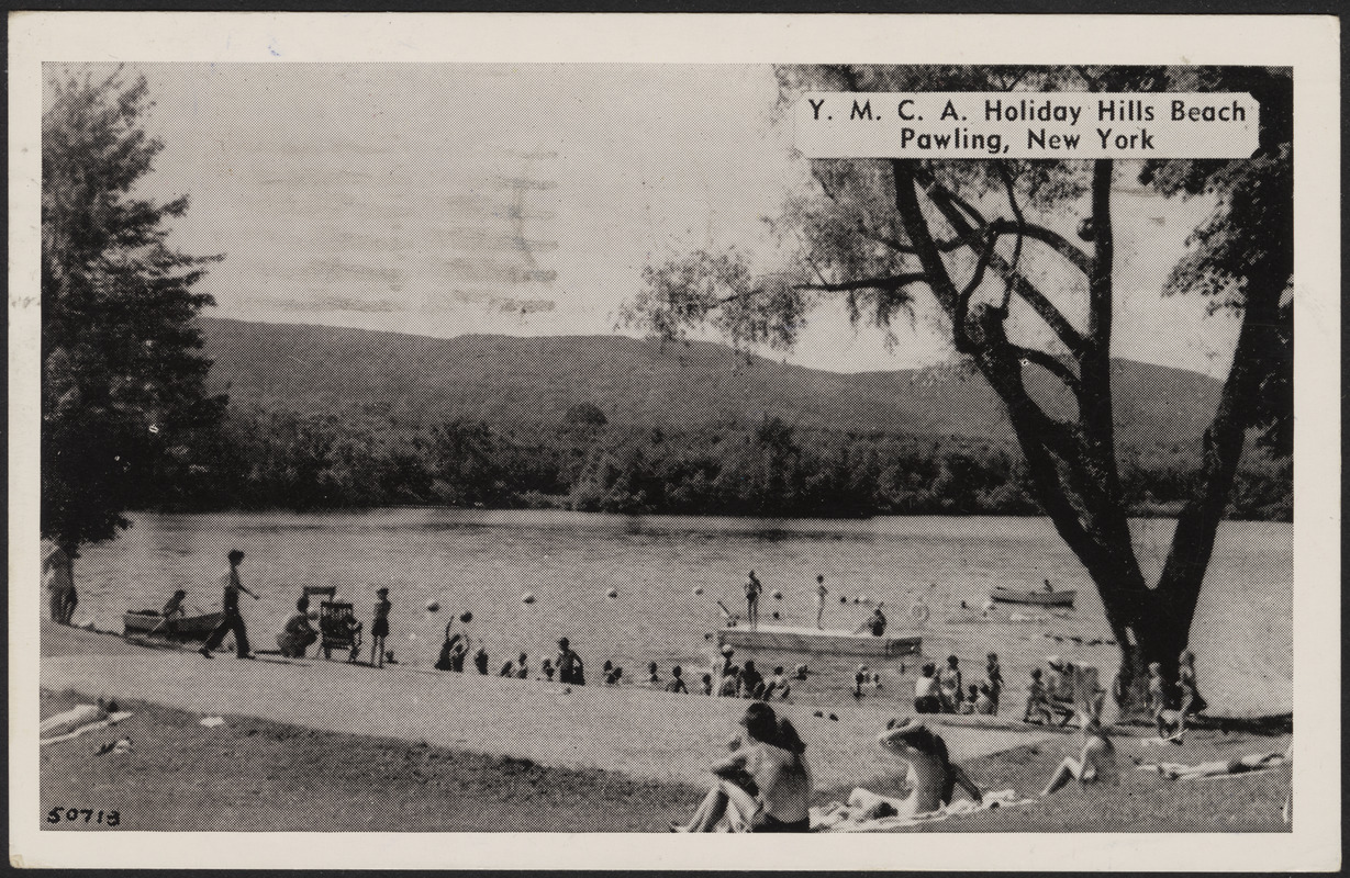 Y.M.C.A. Holiday Hills Beach Pawling, New York Digital Commonwealth