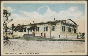 Camp library, Camp Devens, Ayer, Mass.