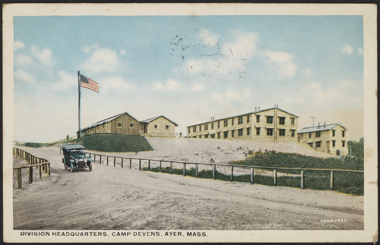 Division Headquarters, Camp Devens, Ayer, Mass.