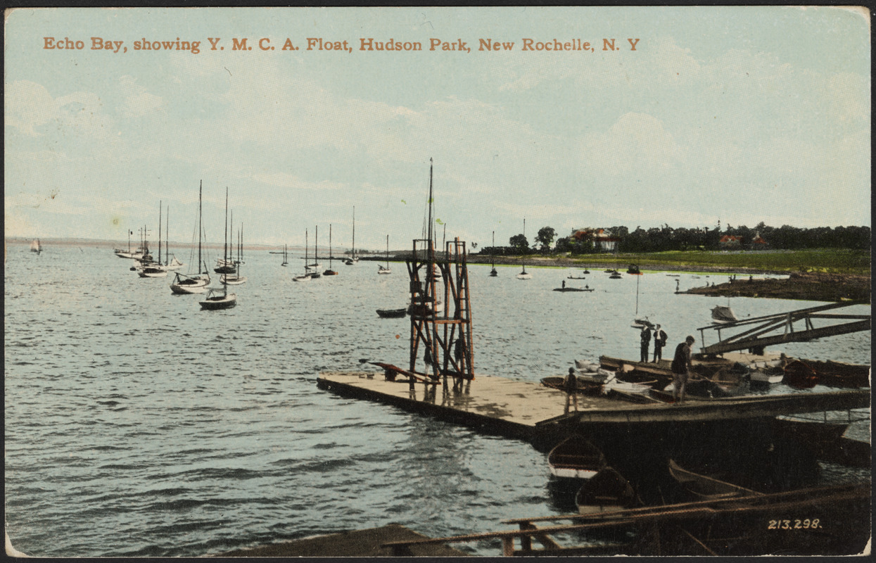 Echo Bay, showing Y.M.C.A. float, Hudson Park, New Rochelle, N. Y