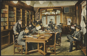 Library, Brooklyn branch of the Naval Y.M.C.A. Brooklyn, N. Y.