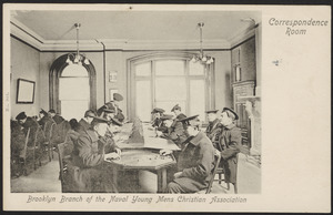 Brooklyn branch for the Naval Young Mens Christian Association, correspondence room