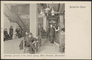 Brooklyn Branch of the Naval Young Mens Christian Association reception room