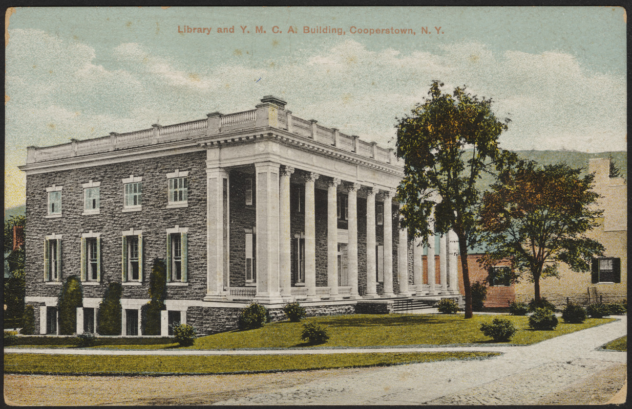 Library and Y.M.C.A. building, Cooperstown, N.Y.