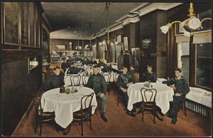 Dining room, Brooklyn branch of the Naval Y.M.C.A. Brooklyn, N.Y