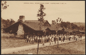 Dining hall, River Road Camp, Cleveland Y.M.C.A.