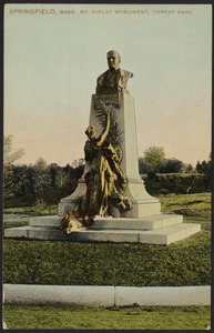 Springfield, Mass. Mc. Kinley Monument, Forest Park