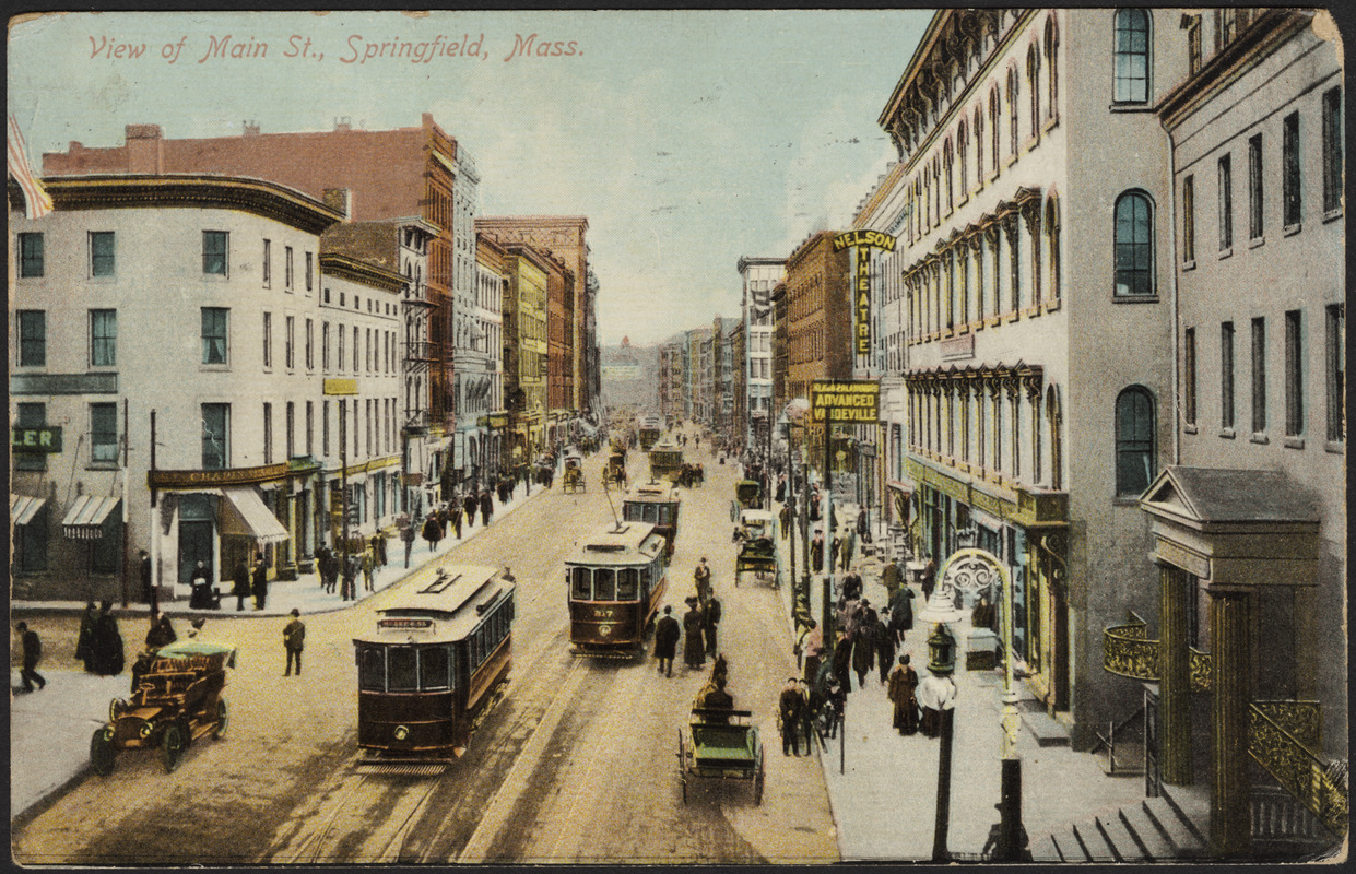 View of Main St., Springfield, Mass.