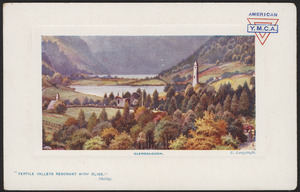 Glendalough. "Fertile valleys resonant with bliss." Shelley