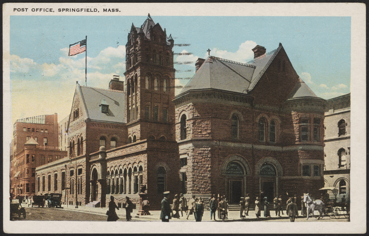 Post Office, Springfield, Mass. Digital Commonwealth