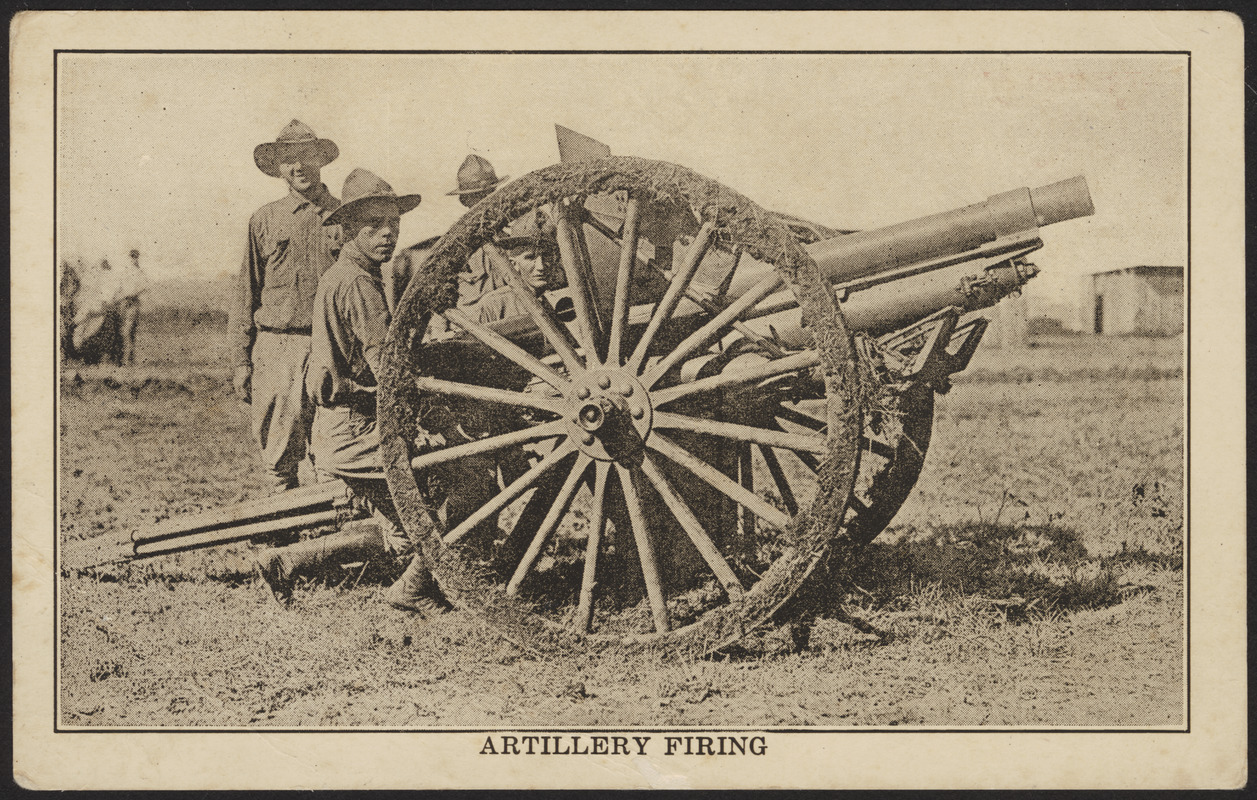 Artillery firing