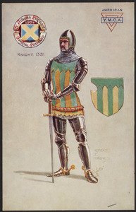 Knight. 1381. St Albans Pageant official postcard