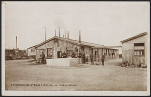 Exterior of steam kitchen, Winnall Down