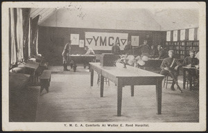 Y.M.C.A. comforts at Walter E. Reed Hospital