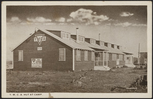 Y.M.C.A. hut at camp
