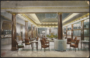 Lobby, Cooley's Hotel, Springfield, Mass.