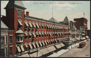 Osburn House, Y.M.C.A. in distance, Rochester, N.Y.