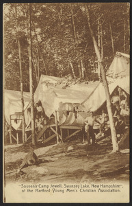 "Souvenir Camp Jewell, Swanzey Lake, New Hampshire", of the Hartford Young Men's Christian Association