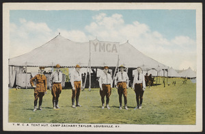 Y.M.C.A. tent hut. Camp Zachary Taylor. Louisville, Ky.