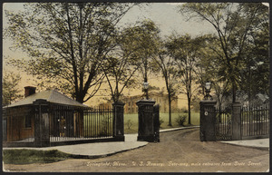 Springfield, Mass. U. S. Armory. Gate-way, main entrance from State Street.