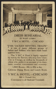 Dress rehersal in West Lobby YMCA Hotel - Chicago