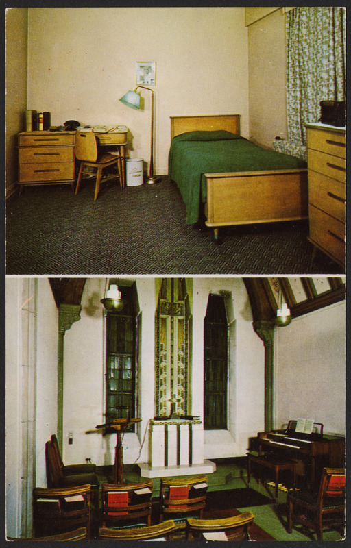 Chapel and guest room. Modern residence for young men. The Lawson Y.M.C.A.