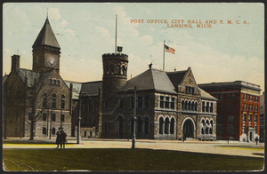 Post Office, City Hall and Y.M.C.A., Lansing, Mich.