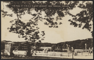 The pool at Y.M.C.A.'s Camp Lenmary, New Trention, Indiana