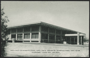 YMCA - YWCA of Marshalltown, Iowa, 705 S. Center St., Marshalltown, Iowa 50158 telephone, (code 515) 752-4633