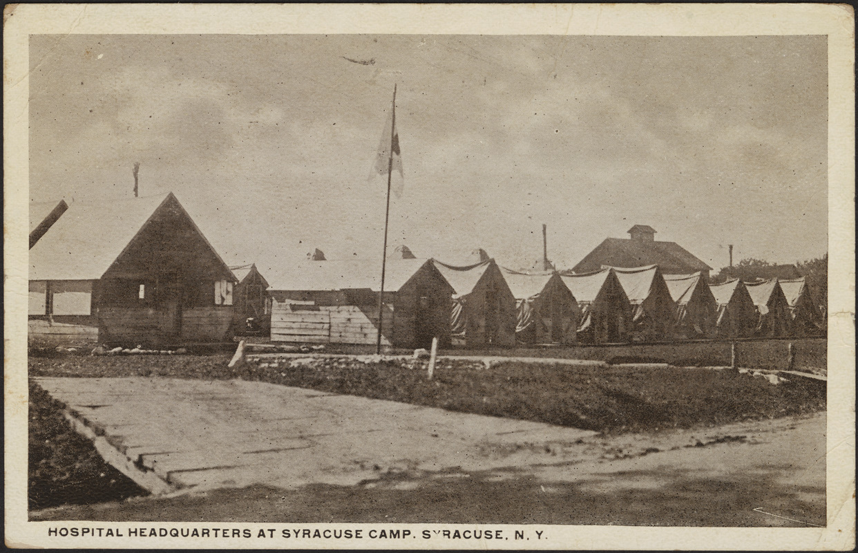 Hospital Headquarters at Syracuse Camp, Syracuse, N.Y.