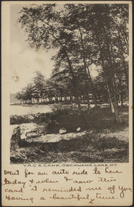 Y.M.C.A. Camp, Osawana Lake, N.Y.