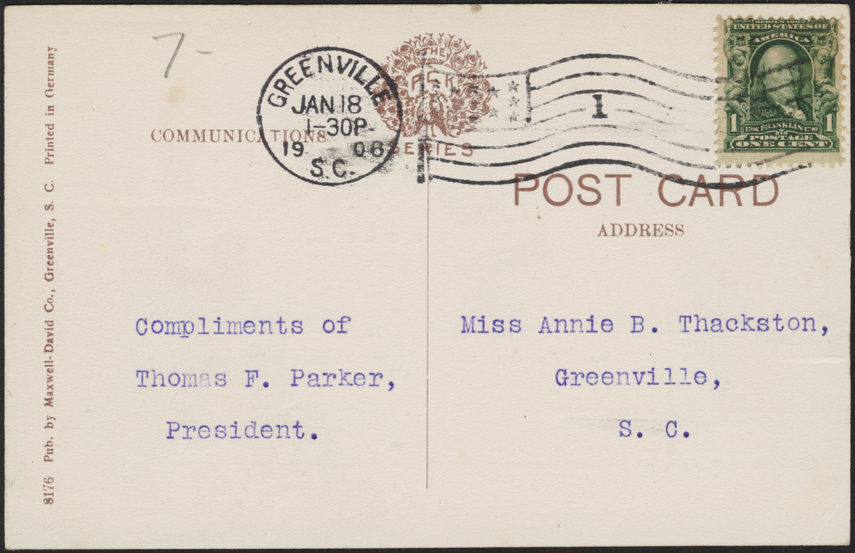 Greenville, S.C., Monaghan Mills, Y.M.C.A. building
