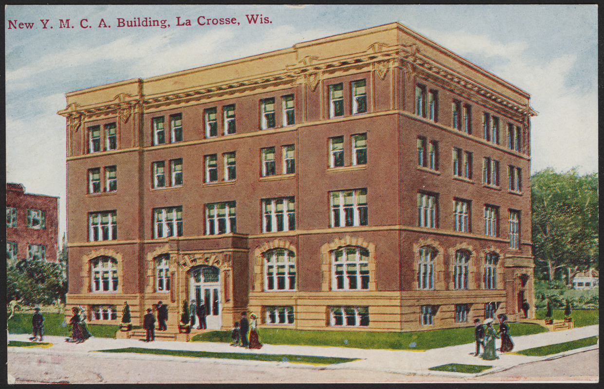 New Y.M.C.A. building, La Crosse, Wis. Digital Commonwealth