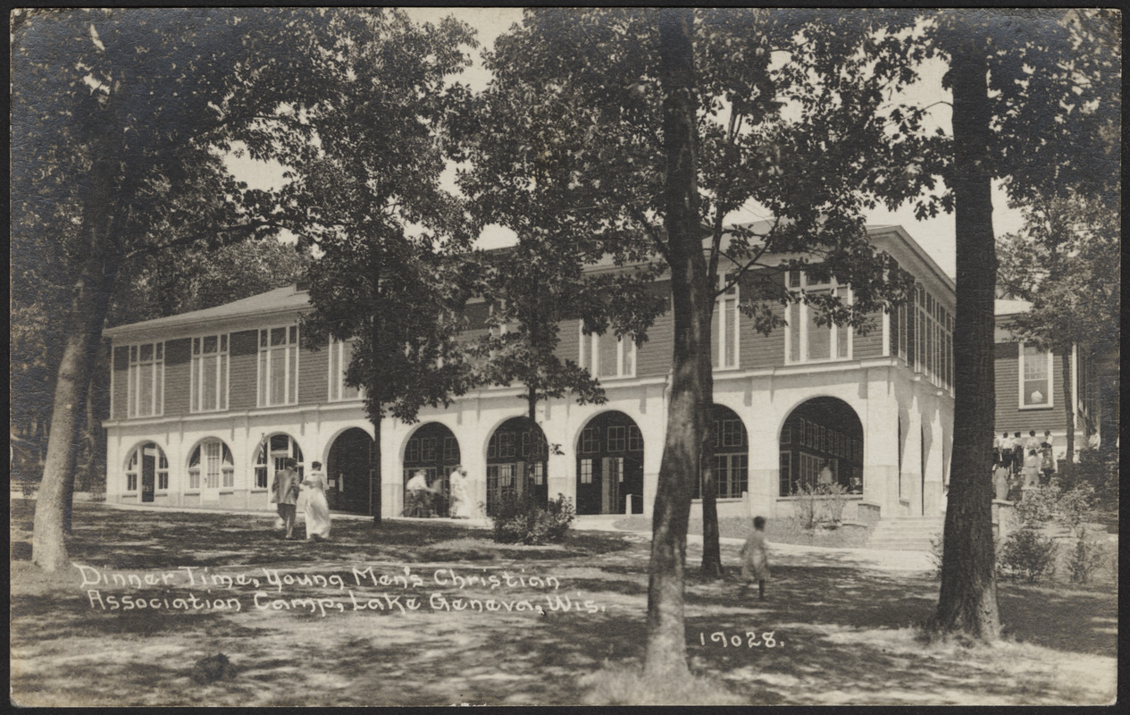 Dinnertime, Young Men's Christian Association Camp, Lake Geneva, Wis.