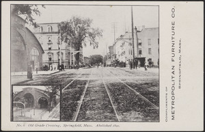 Old Grade Crossing, Springfield, Mass. Abolished 1890
